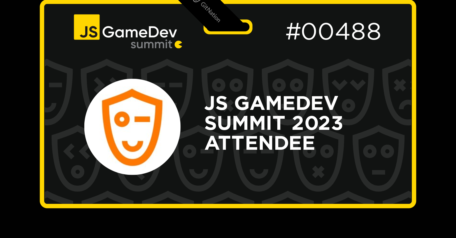 Check out my badge & claim your free JS GameDev Summit 2023 remote ticket!