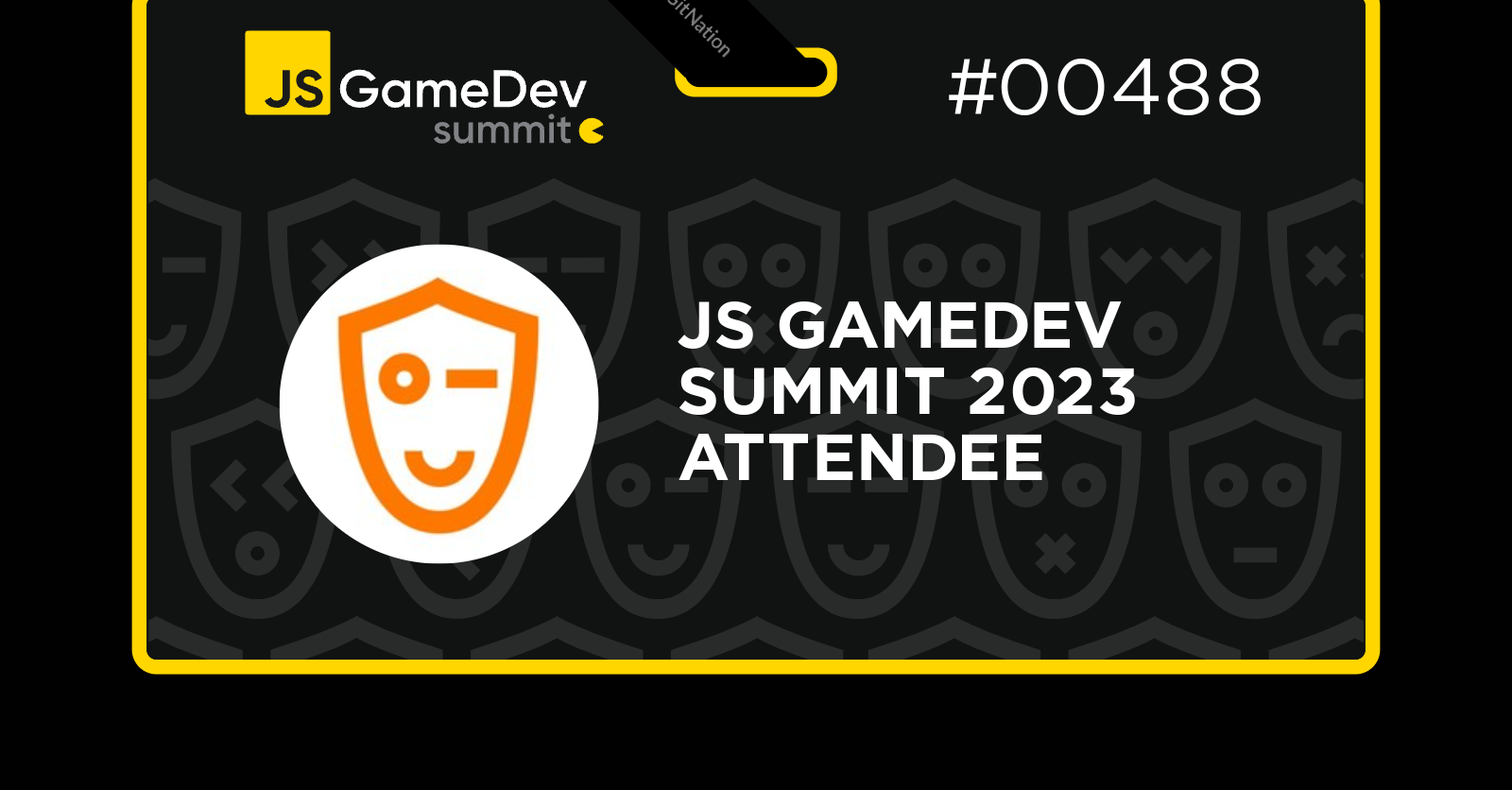 Check out my badge & claim your free JS GameDev Summit 2023 remote ticket!