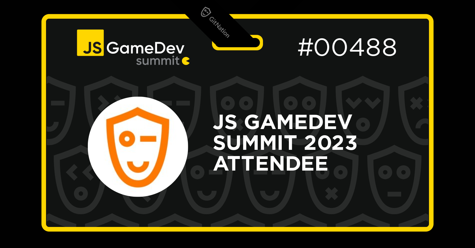 Check out my badge & claim your free JS GameDev Summit 2023 remote ticket!